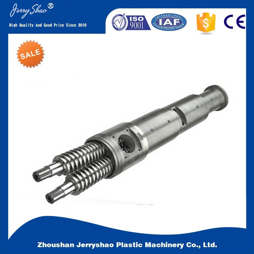 Twin screw barrel